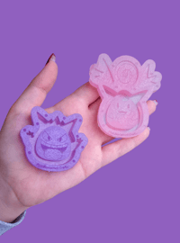 Image 1 of Gengar and Clefable Silicone Molds