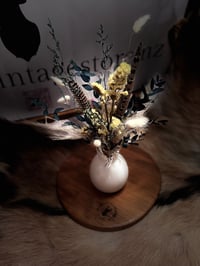 Image 1 of Feathers Of Nature -    White Vase  