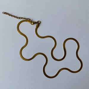Image of Herringbone Chain │18k Gold Plated