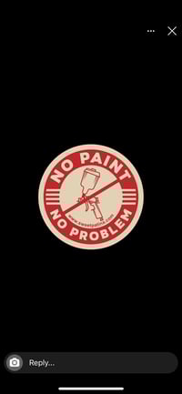 Image 2 of No Paint No Problem Sticker 