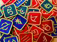 Image 4 of Batch 4 - PRESALE Custom Character Luggage Tag with charm War/Magic/Azem/Land/Hand