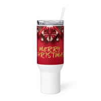 Image 5 of Travel mug with a handle (MERRY CHRISTMAS)
