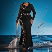 Image 8 of Geometric Elegance Mermaid Dress