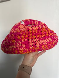 Image 2 of Bali Sunset Clutch bag🌅🦩 WITH HANDLE