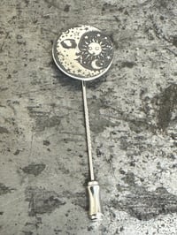 Image 3 of Sun & Moon Stick Pin