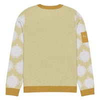 Image 8 of Golden Knitted crew neck sweater