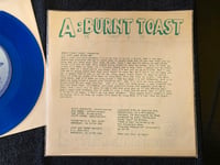 Image 4 of PARASITES "Burnt Toast" 7" - Blue Vinyl Tour Edition #15/300