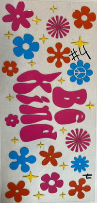 Image 4 of Retro/Hippie decals