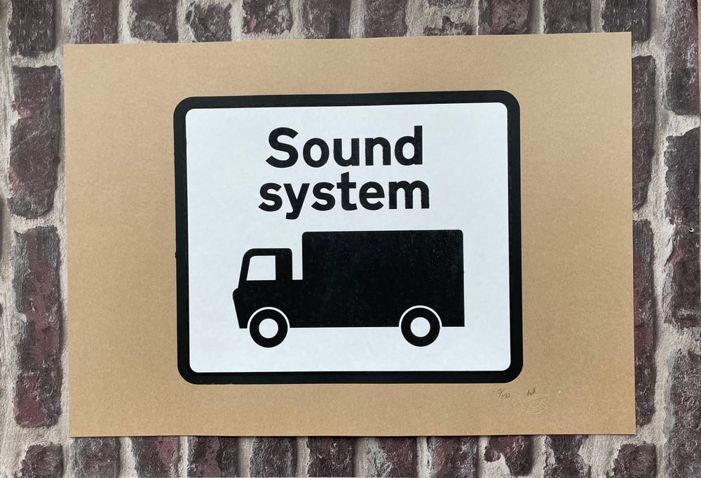 Image of SOUND SYSTEM A2 SCREEN PRINT