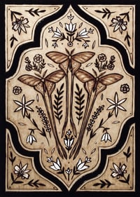 Eudaimonia Moth Print
