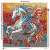 Image 5 of Wildfire Full Size Diamond Painting by RomantzArt