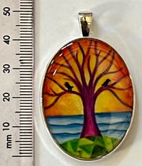 Image 2 of Sunset Tree Pendant 