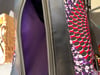 Kimani Weekender Bag Ankara Red Black Circles