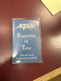 Image 1 of Anthrax - Persistence Of Time Pre-Release Sampler Cassette (Island) - USED Cassette - PROMO 