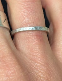 Image 4 of Tiny Hammered Band (various sizes)