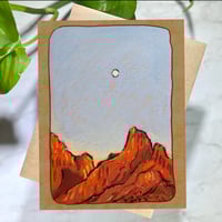 Image 1 of Desert Horizon Blank Greeting Card 