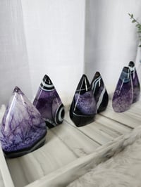 Image 1 of Purple Sardonyx Agate Teardrop Crystal - 6 Styles