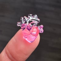 Image 1 of MINIATURE "LAYERS OF LOVE" ANATOMICAL HEART PENDANT 8