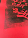 Monotype On Red 2