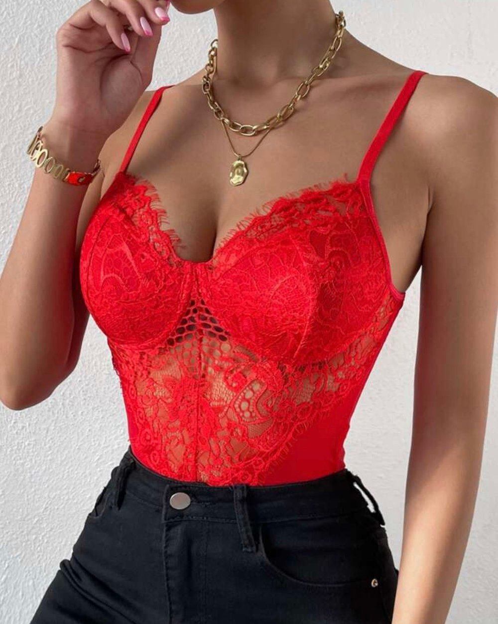 Lace Cami Bodysuit 