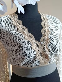 Image 2 of Women photoshooting top - Adeline - size S-M - cream&beige | photo props