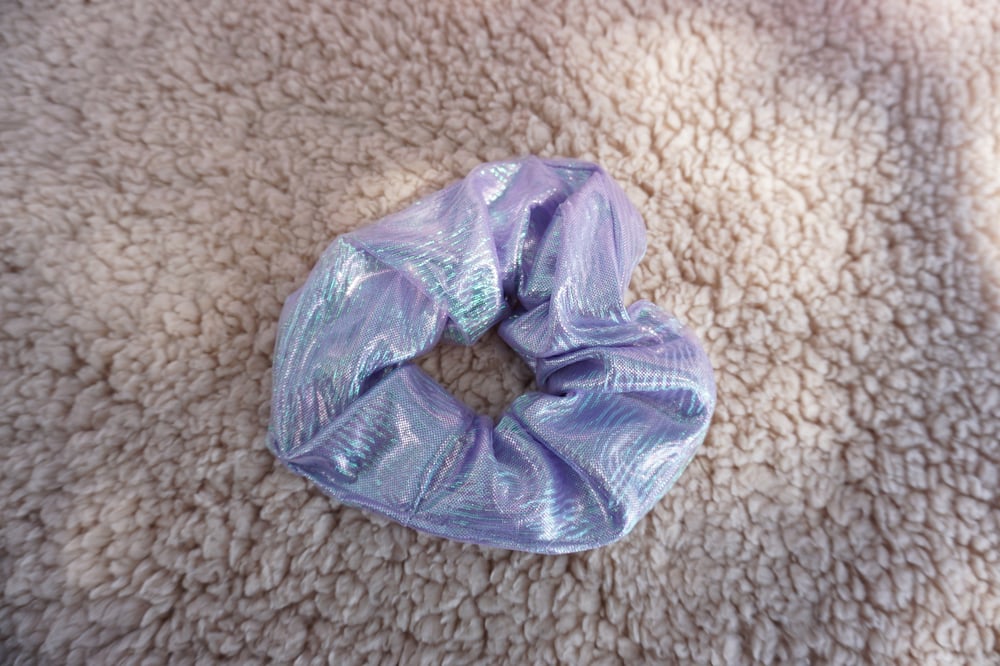 Image of Purple Crystal Scrunchie 