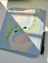 Image 2 of swan dance print