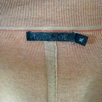 Image 6 of Nic + Zoe Orange Colorblock Knit Cardigan Blazer - Size XL 