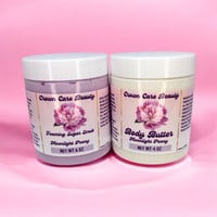 Image 1 of Foaming sugar scrub and body butter set 