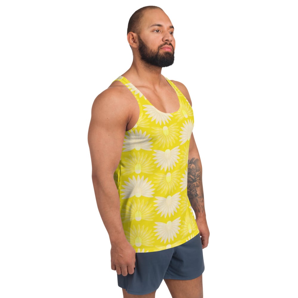 Image of Beetle Leaf Unisex Tank Top Illuminating