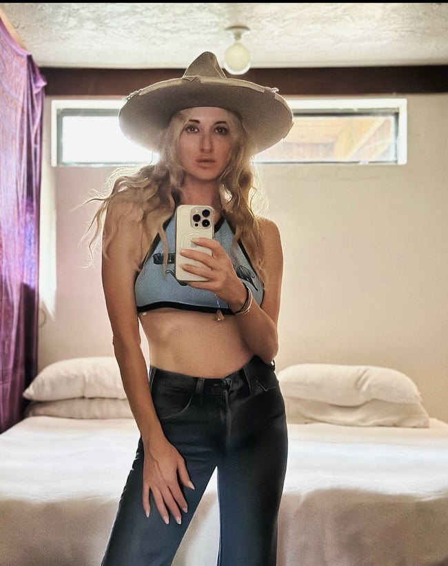 70s Willie Nelson halter top