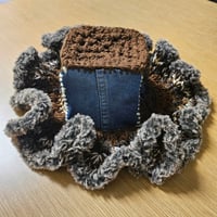 Image 5 of Granny stitch & Denim Bucket Hat 