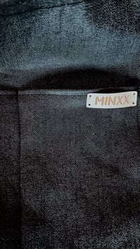 Image 3 of Dark indigo denim reversible tote bag
