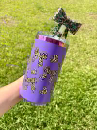 Image 2 of 20oz Stainless Steel Leopard Mug 