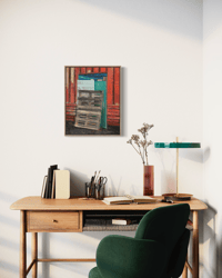 Image 5 of Painting / maleri / "IB – Malerdrømme og tankestreger – Projektet i Ballonparken" / 30x40 cm