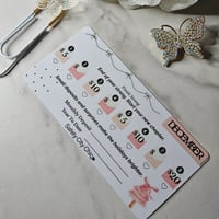 Image 15 of 12 month Savings Journey Tabbed Envelopes A6