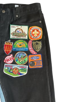 Image 4 of VV Patchwork Flare Denim