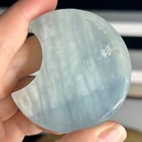 Image 4 of Aquamarine Moon With Stand (34B)