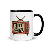 Image 1 of Retro KILL YOUR T.V. Mug