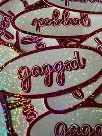 Image 3 of Gagged holographic confetti sticker