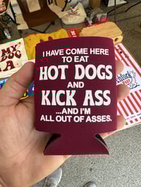 Eat Hot Dogs - koozie