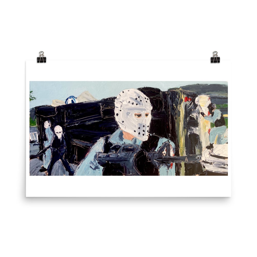 Image of “Armored truck heist” prints