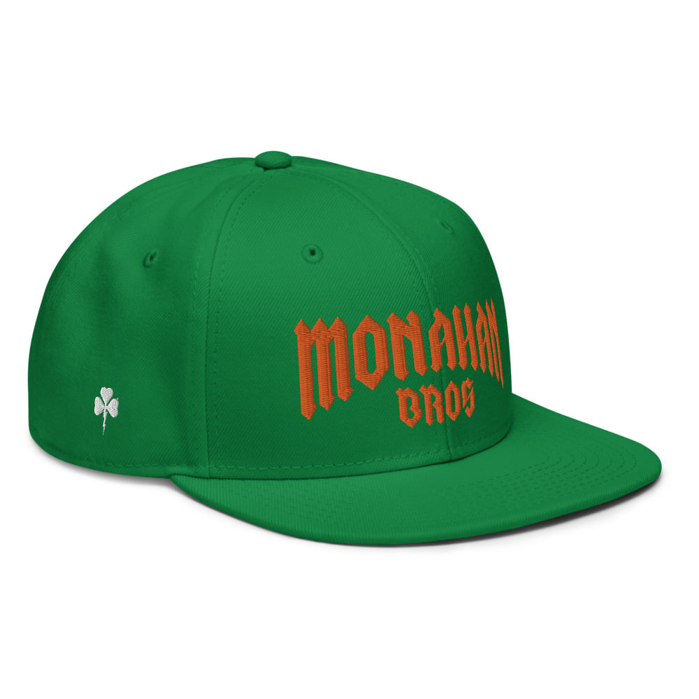 Image of MB Stacked Logo Brothers Green Snapback Hat