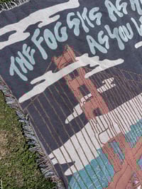 Image 3 of The Fog Woven Blanket