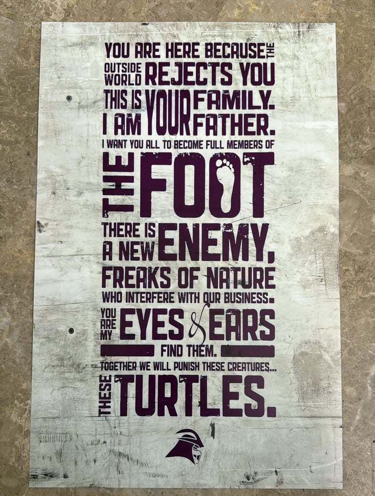 Image of Shredder Speech