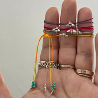 Image 2 of silver bee bracelet