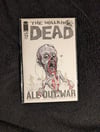 Walking Dead Original Sketch Cover