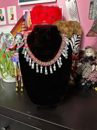 Image 2 of Beaded Satin Chocker