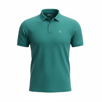 Image 1 of Simms Polo in Jade Green 