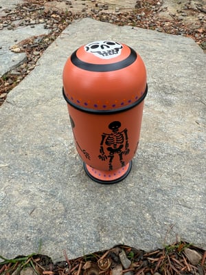 Image of Lidded Skeleton Vessel